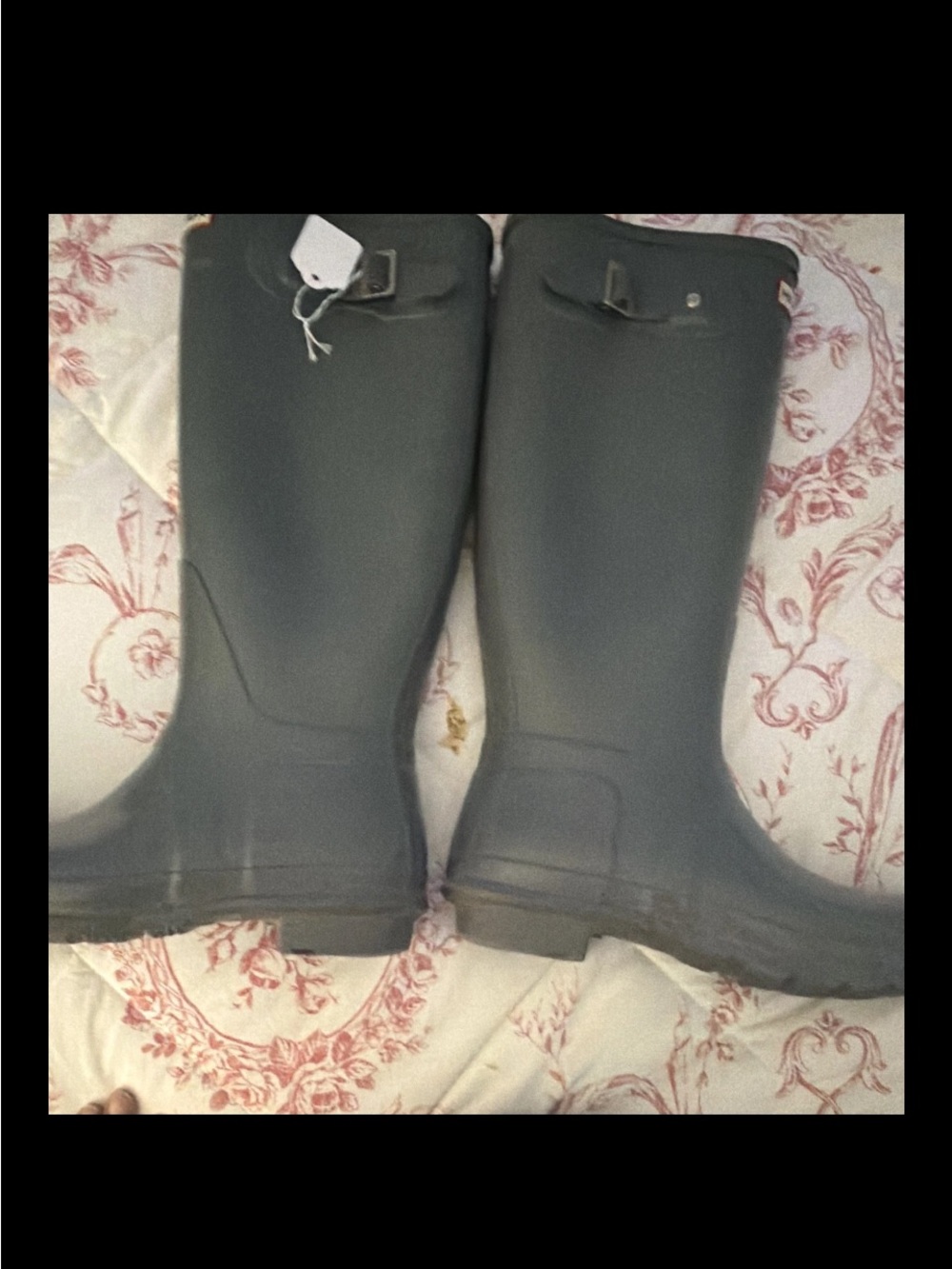 Hunter Gray Tall Rain Boots